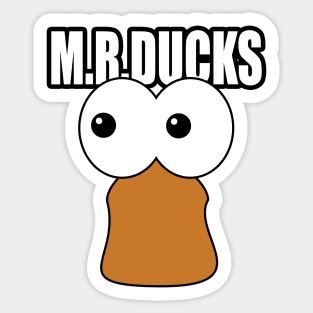 MR DUCKS FUNNY Sticker